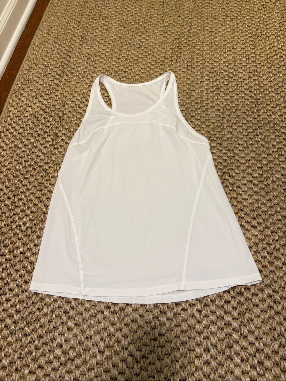 lululemon athletica White Love Racerback Tank - Size 6 - Picture 4 of 5